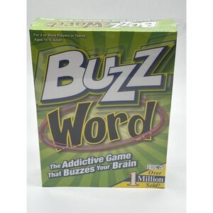 Patch Products BuzzWord Board Game 2012 New Sealed Word Clue Team Party Game